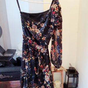 Beautiful one shoulder floral dress